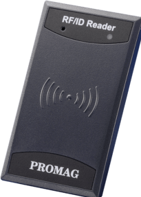 Actual product image Promag MF7, RS232 RFID reader, 13.56 MHz (ISO14443, MIFARE, DESFire), open cable end, contactless (up to