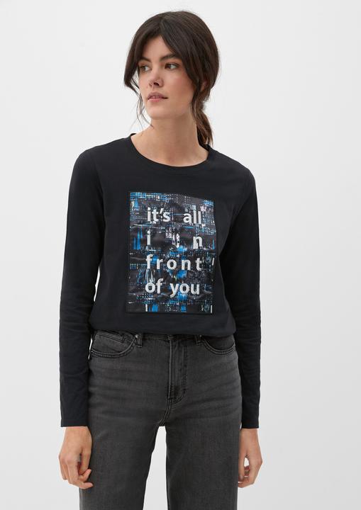 Produktbild s.Oliver T-Shirt Longsleeve mit Artwork (36)