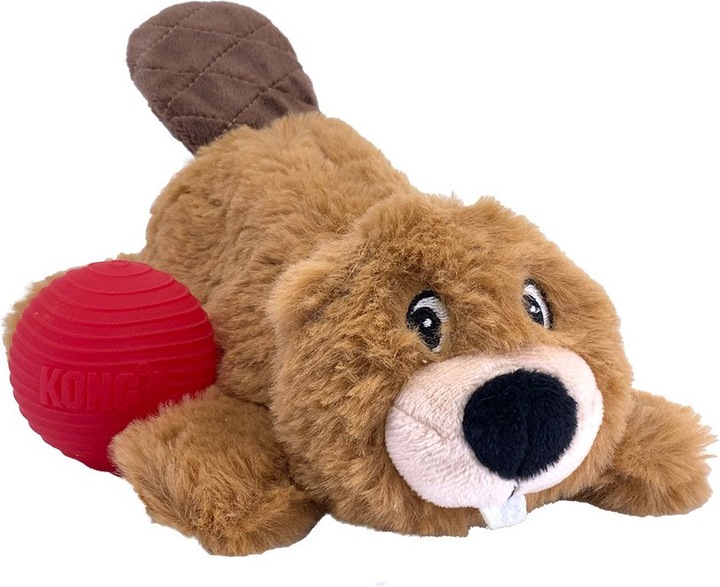 KONG Cozie Pocketz Beaver M 24 X 18 X 7,5cm (Plush toy dog)