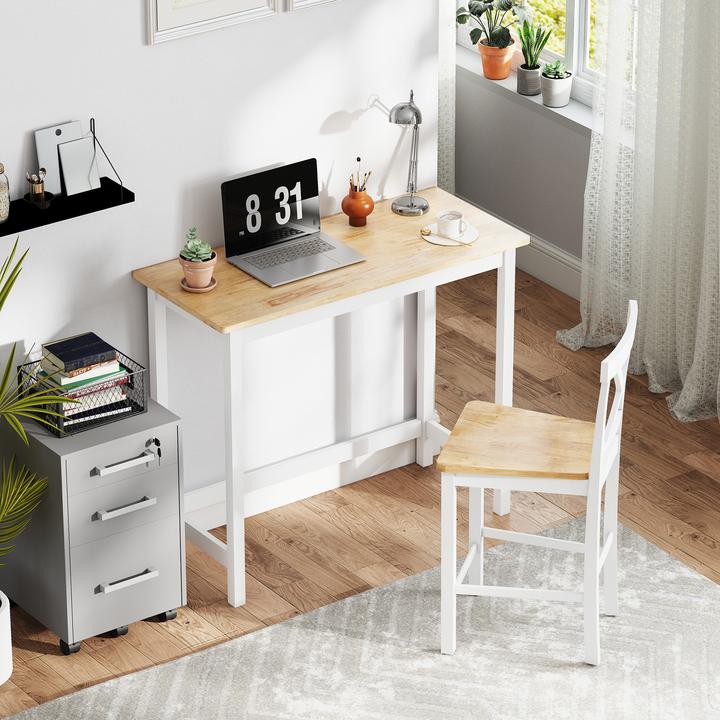 Image du produit Homcom Table de bar (108 x 48 x 91 cm)