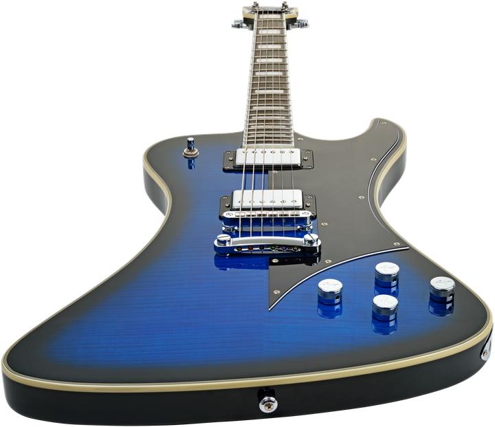 Image du produit Hagstrom Guitare électrique, Fantomen, Worn Denim (Guitare électrique, Acajou)