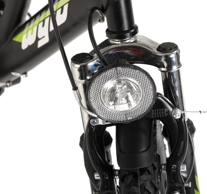 Produktbild Wyld Kinder-Mountainbike Fully ATB 20" Zodiac schwarz-grün 6 Gänge RH 31 cm (20")