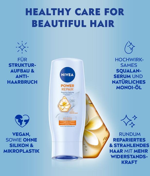 Actual product image NIVEA Power Repair Spülung Fl 200 ml (200 ml)