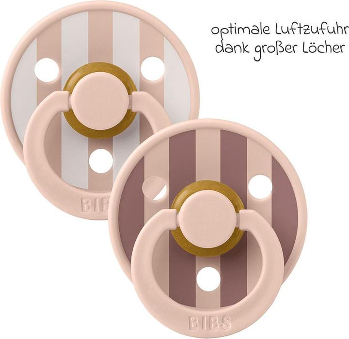 Produktbild Bibs - Pacifier Studio Colour 2 PACK Block Latex - Blush Mix - Size 1 (2x, 0 - 6 Monate)