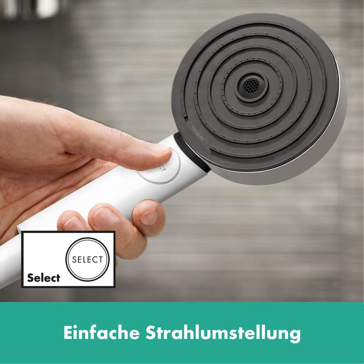 Actual product image hansgrohe Pulsify S shower system 260 1 spray type, water-saving (EcoSmart) with ShowerTablet Select