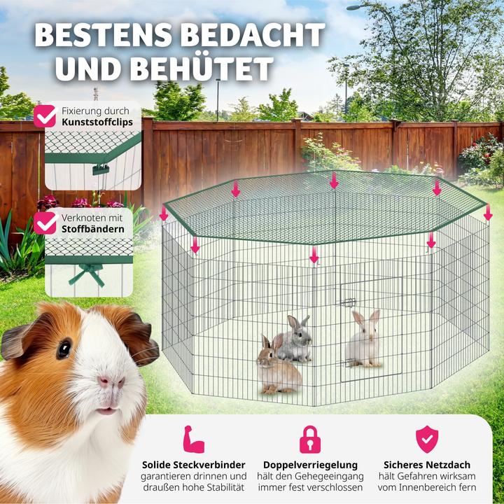 Image du produit tectake Enclosavecfiletdesécurité,systèmeemboîtable,Ø204cm