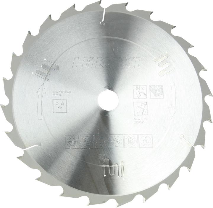Actual product image Hitachi Medžio pjovimo diskas HiKOKI 305x30mm, Z24