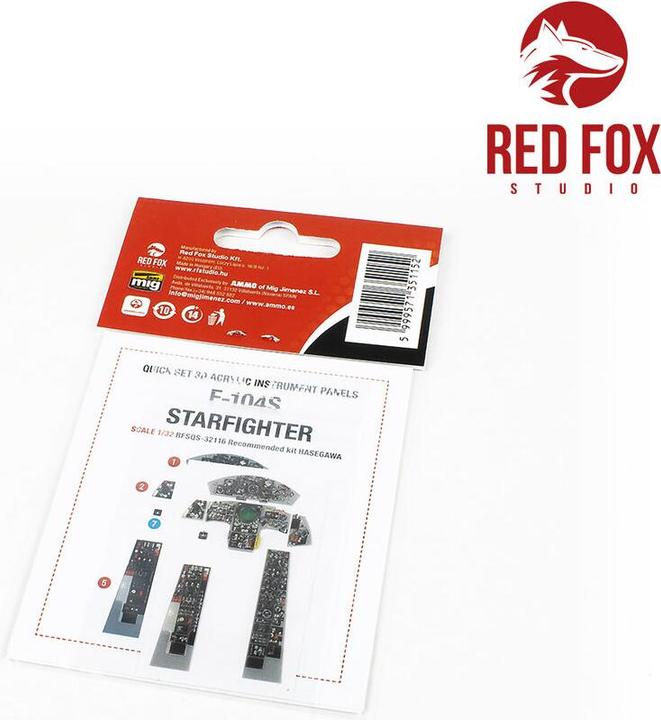 Image du produit 1/32 F-104S Starfighter (pour kit Hasegawa)