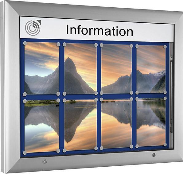 Image du produit Schaar-Design Vitrine d'affichage (Tableau noir, 80 x 102.50 cm)
