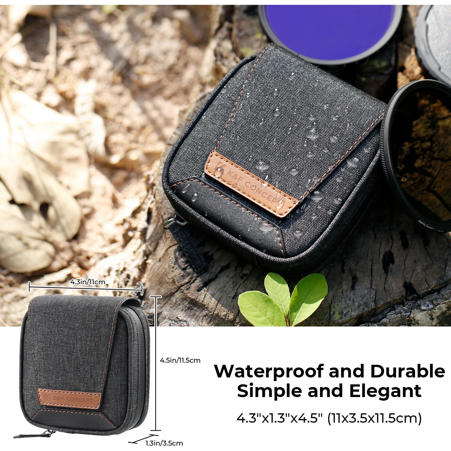 Thumbnail - K&F Concept 4-Pocket Filter set storage bag KF13.117 (Objektivfilter Tasche, 95 mm), Objektivfilter Zubehör