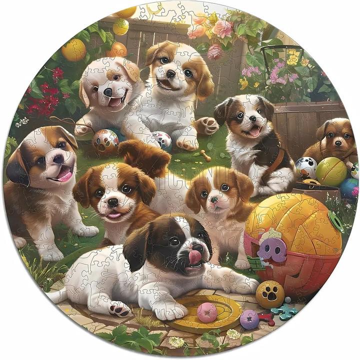 Produktbild Iconic Hunde im Garten (200 Teile)