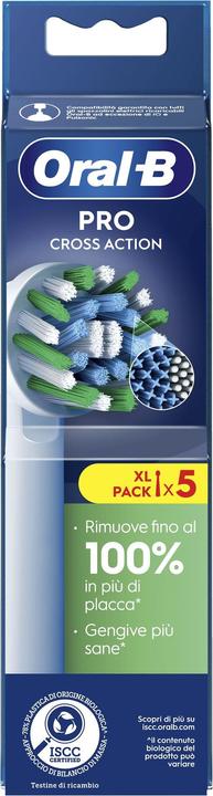 Braun Oral-B CrossAction Pro Ersatzbürstenköpfe, 5 Bürstenköpfe (5 x)
