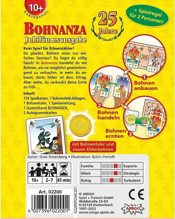 Produktbild Amigo Bohnanza (Deutsch, 2 - 7 Spieler)