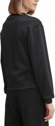 Actual product image Guess Damen Sweatshirt Peony Logo Fleece Schwarz (M)