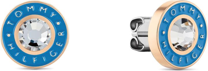 Produktbild Tommy Hilfiger Elegant Bronze Earrings with Layered Crystal 2780810