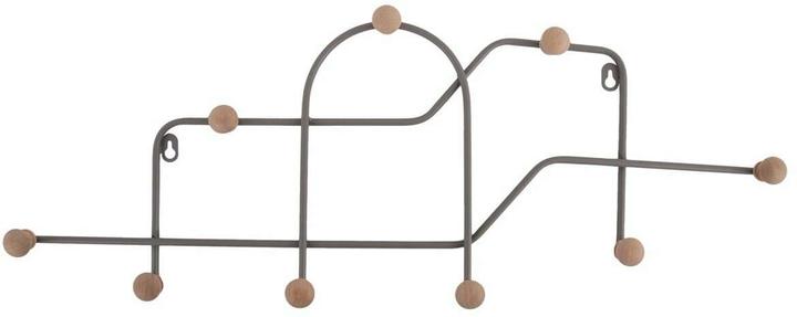present time Wandgarderobe Maze 71 x 27 cm, Cool grey
