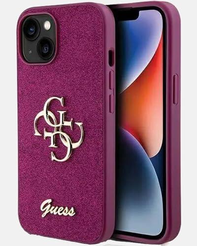 Immagine prodotto Guess GUHCP15LHG4SGU Custodia rigida per iPhone 15 Pro 6.1" viola/viola Glitter Script Big 4G (Apple iPhone 15 Pro)