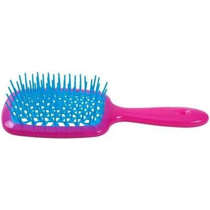 Konjac Sponge, Haarbürste + Kamm, Janeke Superbrush Hairdressing Brush For Combing Hair Fuchsia