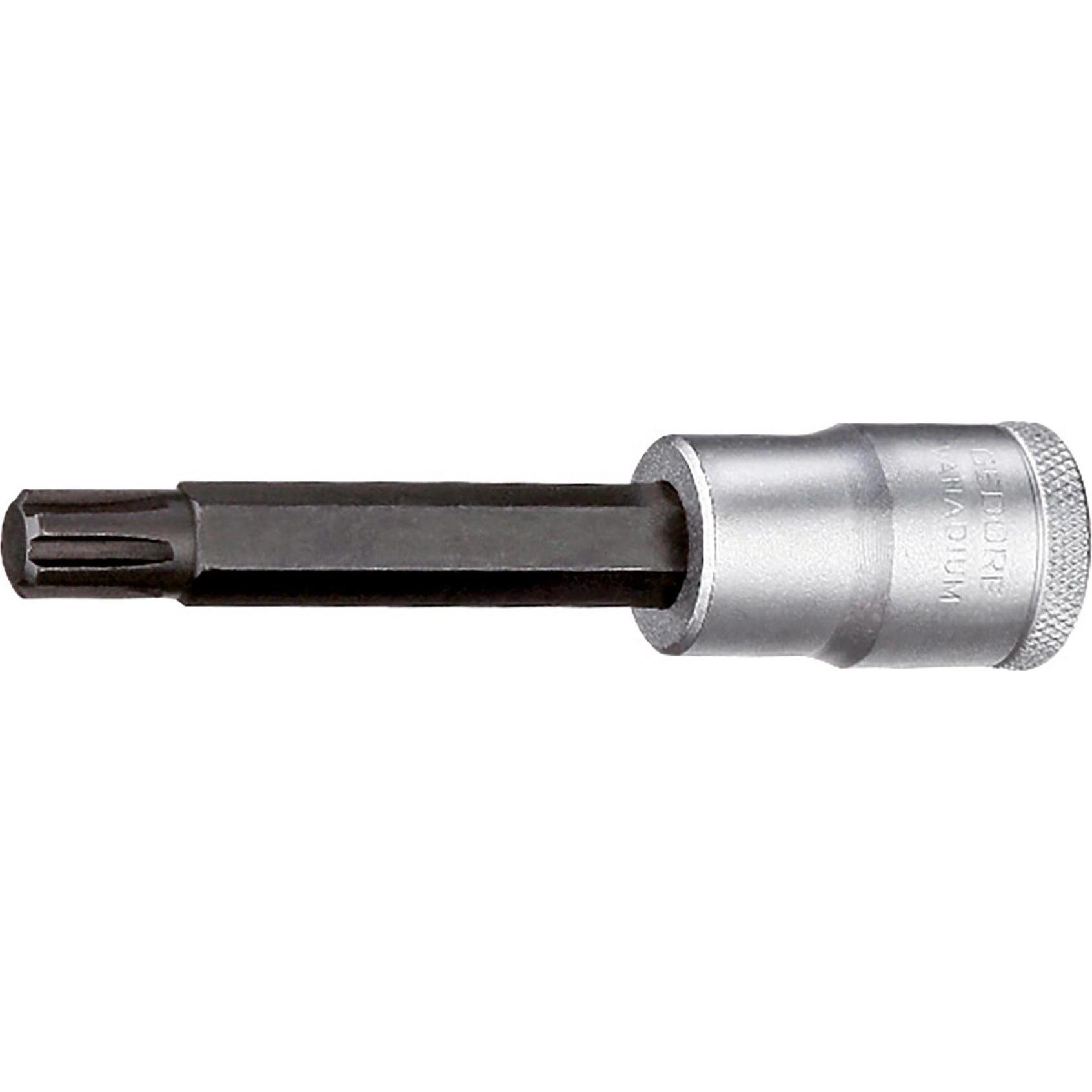 Gedore, Steckschlüssel + Stecknuss, INR 19 L 8-100 Schraubendrehereinsatz 1/2" 100 mm RIBE M8