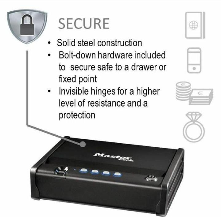 Image du produit Master Lock Fingerprint Safe (2.34 l)