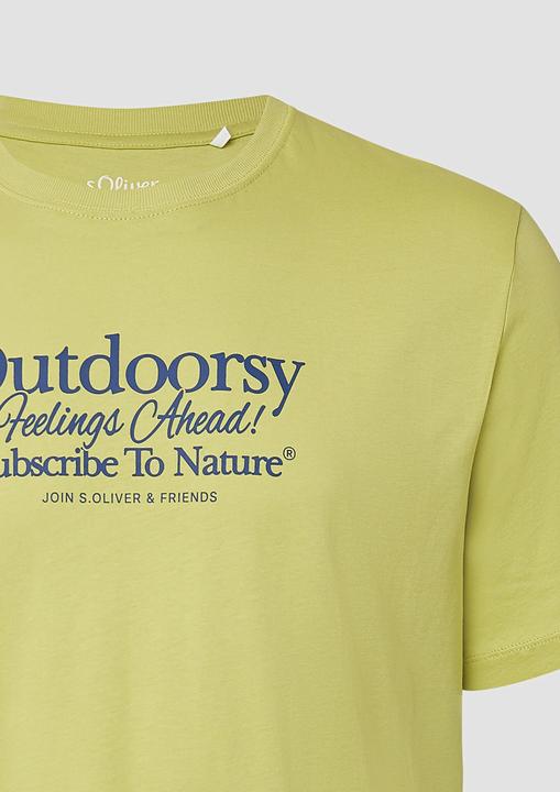 Produktbild S.Oliver T-Shirt Baumwoll-T-Shirt mit Frontprint (4XL)