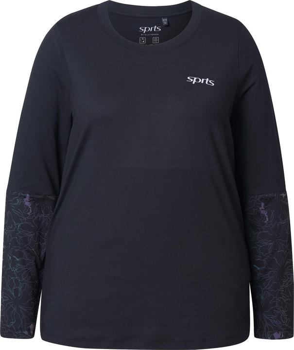 Immagine prodotto Ulla Popken Maglia classica e funzionale con maniche lunghe, scollo a girocollo e materiale riciclato (46, 48)