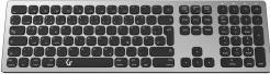 Actual product image KeySonic Full-Size Aluminum Keyboard, Bluetooth® & RF, for Win & macOS (Germany, Wireless)