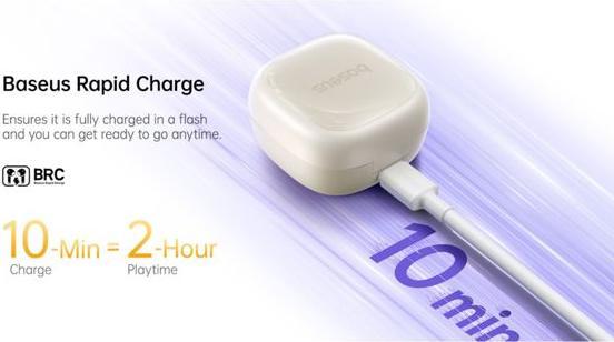 Actual product image Baseus Bass BD1 (ANC, 8 h, Wireless)