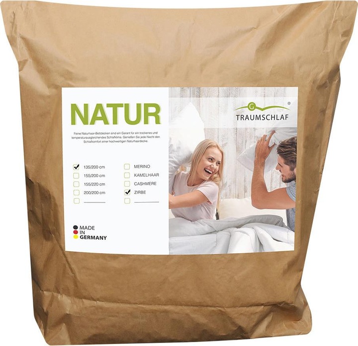 Actual product image Traumschlaf Merino pine (1250 g, 160 x 210 cm)