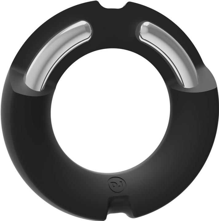 Produktbild All Stars The Paradox - Silicone/Metal Cock Ring - 45mm - Black (4.50 cm)