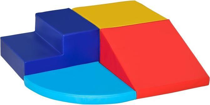 Swisshandel24 Briques souples 4 PIÈCES de briques en mousse géantes Jouets de construction pour 12 à 36 mois