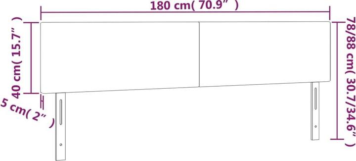Image du produit VidaXL Conni (180 x 5 x 88 cm)