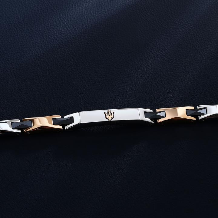 Immagine prodotto Maserati Bracciale in ceramica (21.50 cm, Acciaio inossidabile, Ceramica)
