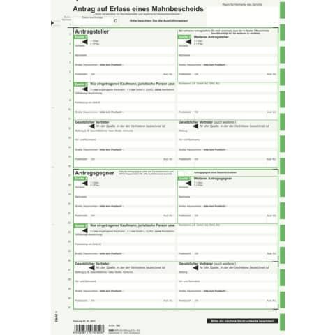 Productafbeelding Rnk 100 RNK-Verlag Aanmaning voor machinale verwerking Formulieren 705L voor laserprinter (2 x)