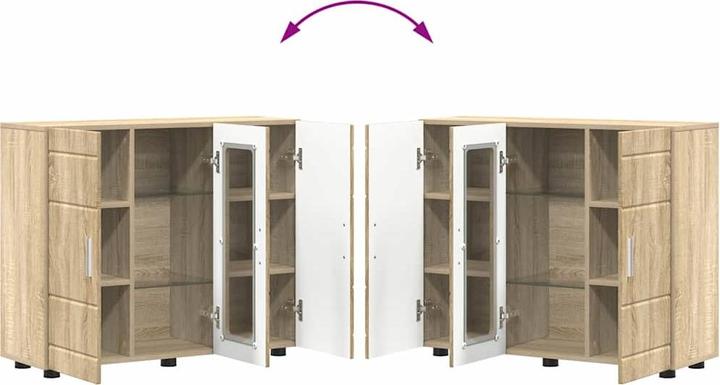 Produktbild vidaXL Holzschrank (30.50 x 30.50 x 73 cm)