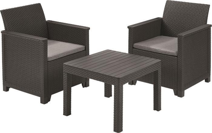 Keter Zestaw balkonowy EMMA BALCONY SET - grafitowy