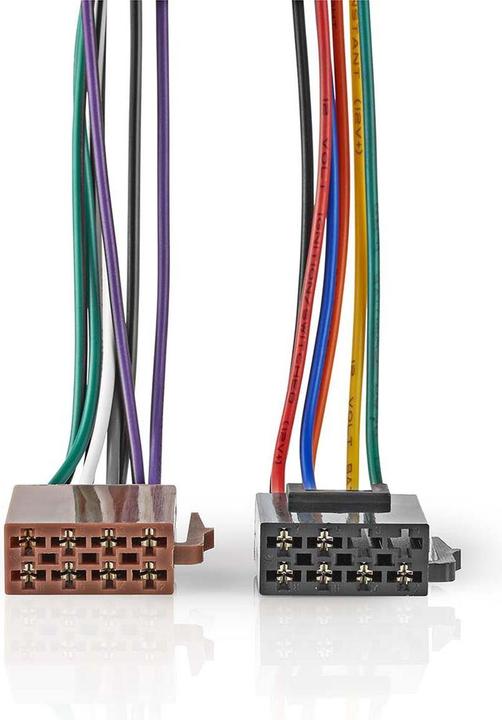 Nedis ISO-Adapter-Kabel | ISO Kompatibilität: Standard | 0.15 m | Rund | PVC | Box