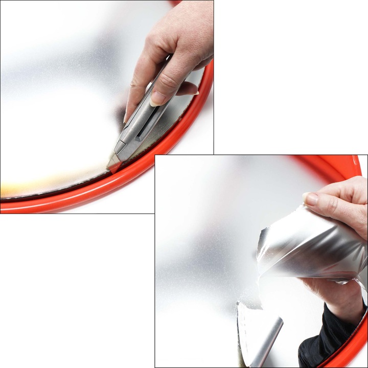Actual product image Wiltec Safety mirror 60cm surveillance mirror panoramic mirror traffic mirror (Ø 60 cm)