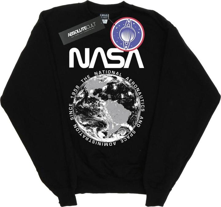 Actual product image Nasa Mens Planet Earth Sweatshirt (L)