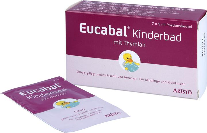 Produktbild Aristo Eucabal Kinderbad mit Thymian, 7X5 ml BAD (35 ml, Badeperlen)
