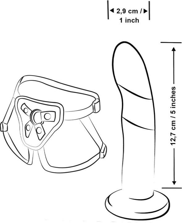 Produktbild Romp Piccolo Strap-On Kit mit Dildo