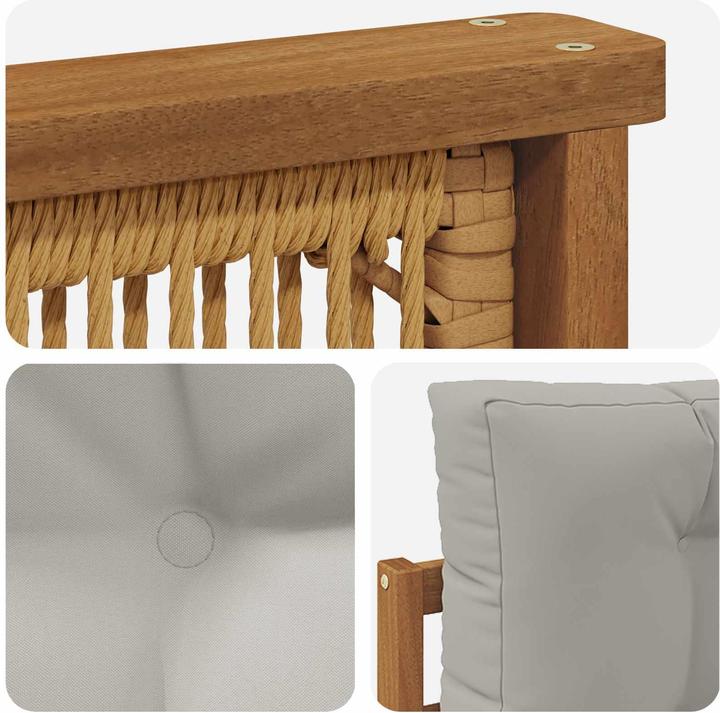 Image du produit vidaXL Outdoor Mittelsofa
