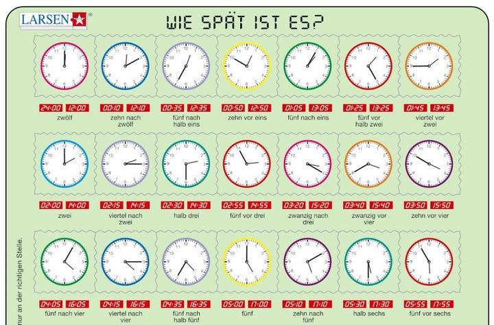 Produktbild Larsen Uhr-Puzzle (42 Teile)