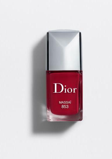 Actual product image Dior Vernis (853 Rouge Trafalgar, Massaï, Gel-Effect Nail Polish)