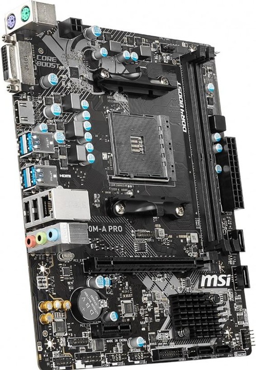 Actual product image MSI A320M-A Pro (AM4, AMD A320, mATX)