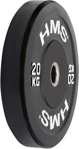 Actual product image HMS Olimpinis guminis svoris BBR juodas - 20 kg