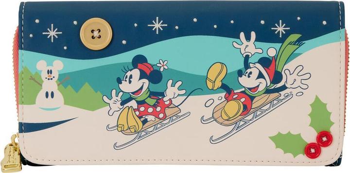 Loungefly Disney Mickey & Minnie Holiday wallet