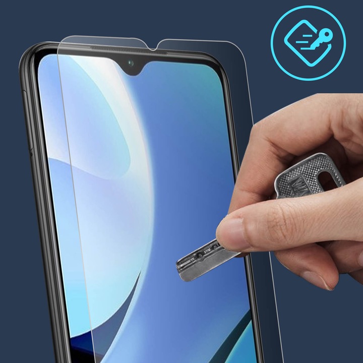 Produktbild Avizar Kristallklare Folie, Glas-Displayschutz (1 Stück, Xiaomi Redmi 9T)