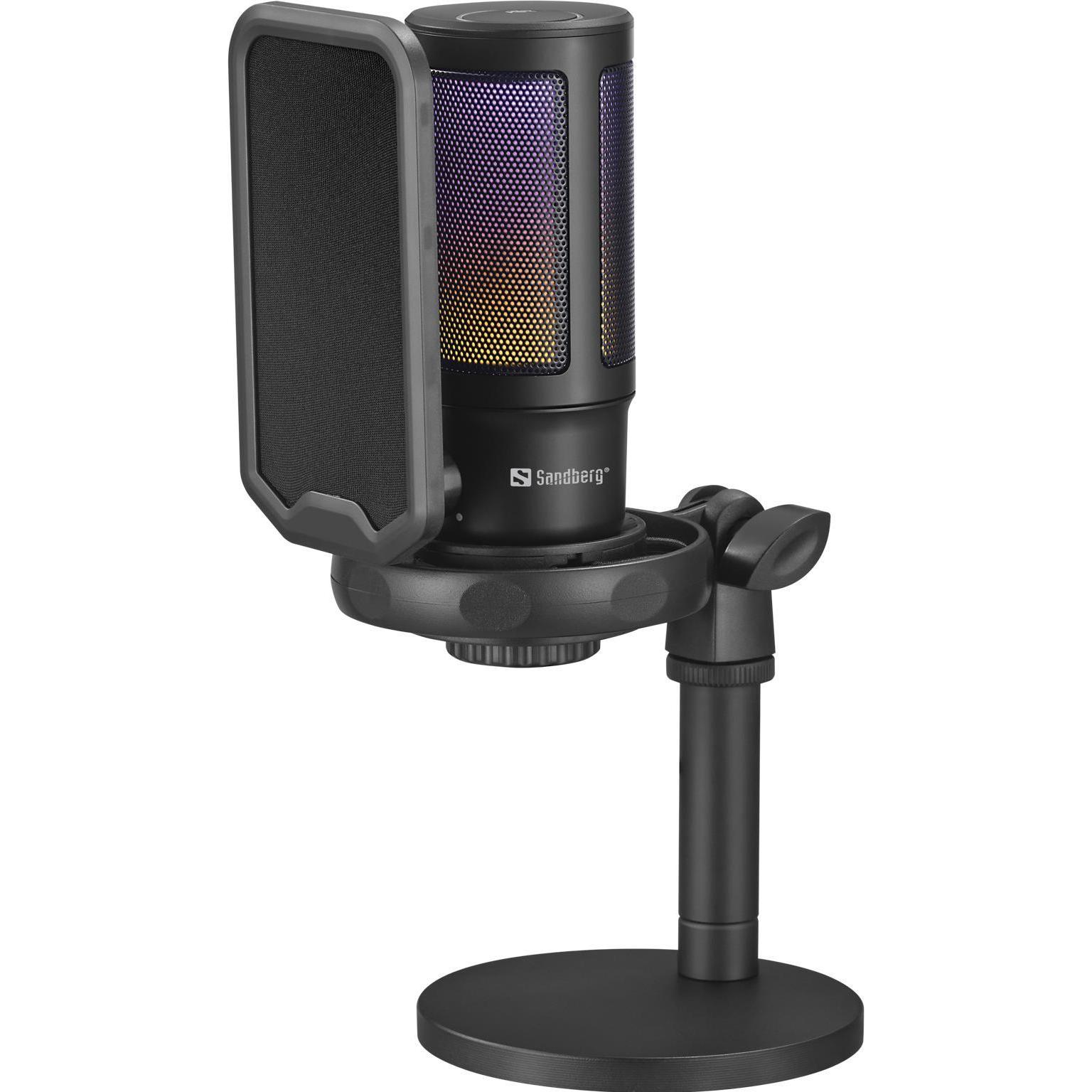 Sandberg Streamer USB Microphone RGB, Mikrofon