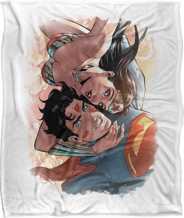 Image du produit Superman - Couverture motif/style Inséparables (152 x 127 cm)